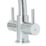 Lahn Dual-Lever Mono Mixer Kitchen Tap Chrome