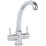 Lahn Dual-Lever Mono Mixer Kitchen Tap Chrome