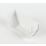 FloPlast  Square Internal Stop End White 114mm
