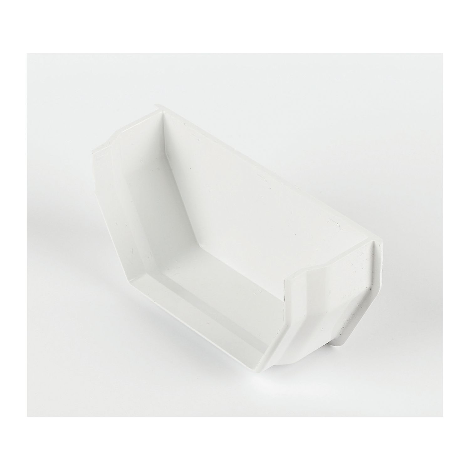 FloPlast Square Internal Stop End White 114mm (10156)