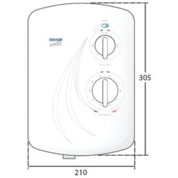 Triton Enrich Black/Chrome 8.5kW  Manual Electric Shower