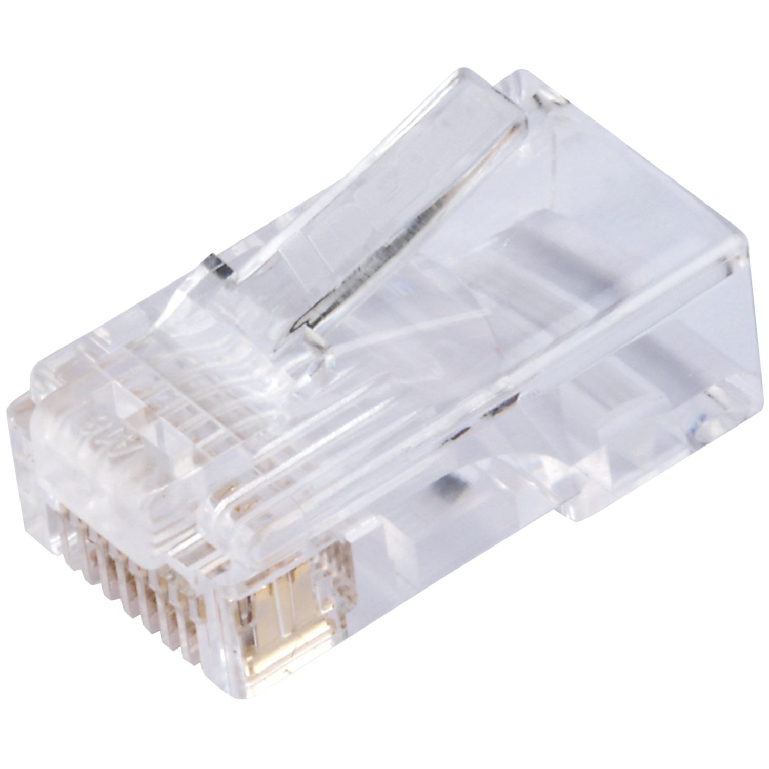 Ideal RJ45 8P/8C Feed-Thru Modular Plugs 100 Pack (1019X)