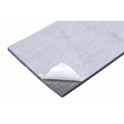 Mottez  Black / Yellow Protective Foam Slatted Strips 10mm x 300mm x 200mm 2 Pack