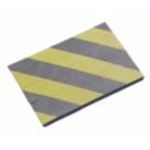 Mottez  Black / Yellow Protective Foam Slatted Strips 10mm x 300mm x 200mm 2 Pack