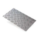 Essentials Checkerplate Protective Door Plate Aluminium 250mm x 500mm x 1.7mm