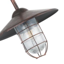 Eglo Melgoa Outdoor Wall Light antique copper