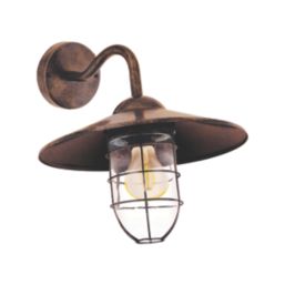 Eglo Melgoa Outdoor Wall Light antique copper