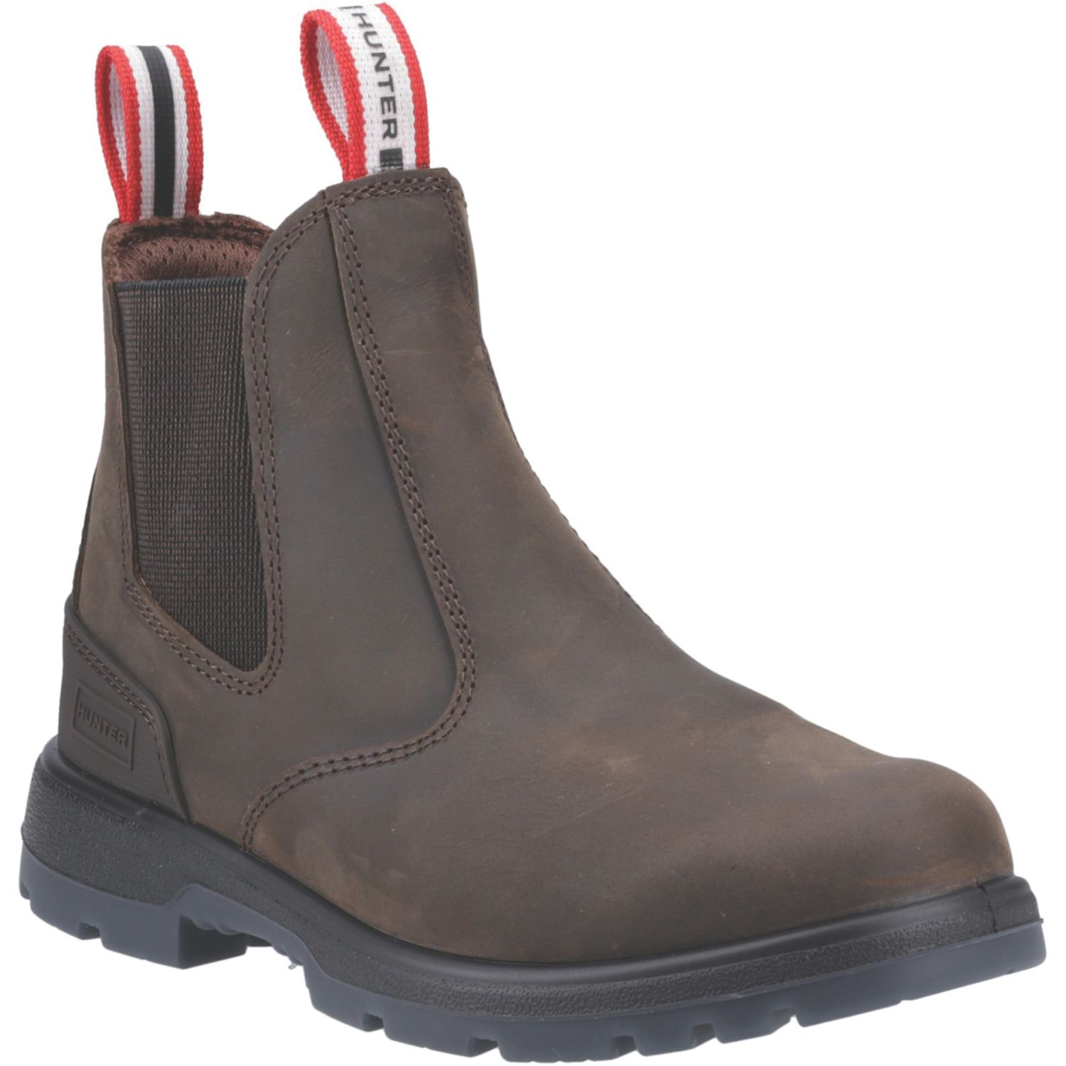 Hunter Size 8 Womens Brown Slip-On Occupational Work Boots (101CW)
