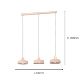 Eglo Valdiola Pendant Light Sandy/Brushed Brass