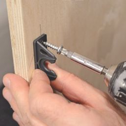 Button-Fix Type 2 Push-On Panel Fixing Set Charcoal Black & Blue 30 Pieces