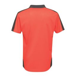 Regatta Contrast Coolweave Polo Shirt Classic Red/Black X Large 49" Chest