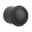 Security Solutions Cylinder Door Stop 31 x 37.5mm Matt Black