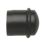 Security Solutions Cylinder Door Stop 31 x 37.5mm Matt Black