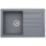 Abode Xcite 1 Bowl Granite Composite Kitchen Sink Grey Metallic Reversible 780mm x 500mm