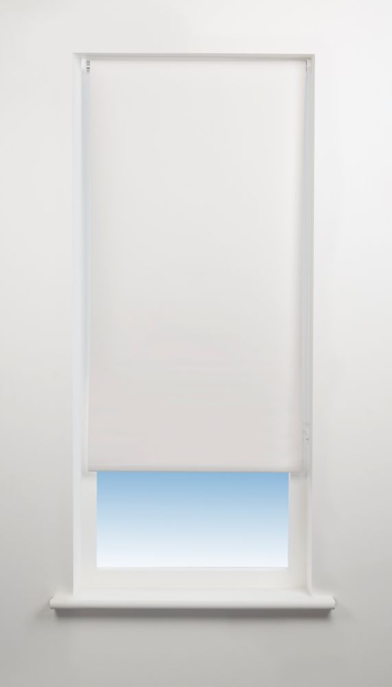 Universal Polyester Roller NonBlackout Blind Snow White 900mm x 1700mm