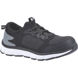 Amblers 718   Safety Trainers Black Size 6