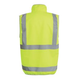 Regatta Pro Zip Collar Vest Hi-Vis Vest Yellow 3X Large 50" Chest