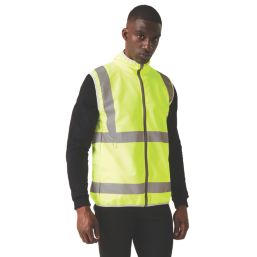 Regatta Pro Zip Collar Vest Hi-Vis Vest Yellow 3X Large 50" Chest