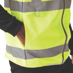 Regatta Pro Zip Collar Vest Hi-Vis Vest Yellow 3X Large 50" Chest