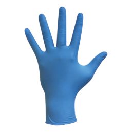 Site SDG230 Nitrile Powder-Free Disposable Gloves Blue Small 100 Pack
