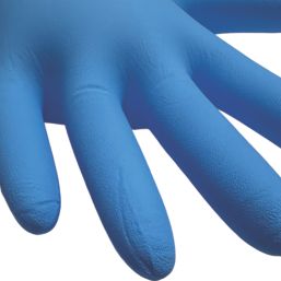 Site SDG230 Nitrile Powder-Free Disposable Gloves Blue Small 100 Pack