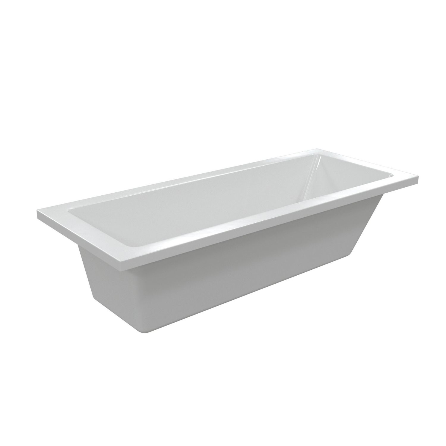 Colorado Single-Ended Bath Acrylic No Tap Holes 1600mm x 700mm (102AA)