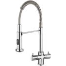 Refurb Franke Varzo   Pull-Out Mono Mixer Kitchen Tap Chrome