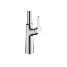 Clearwater Santor SAN20CP Single Lever Tap with Twin Spray Pull-Out Chrome