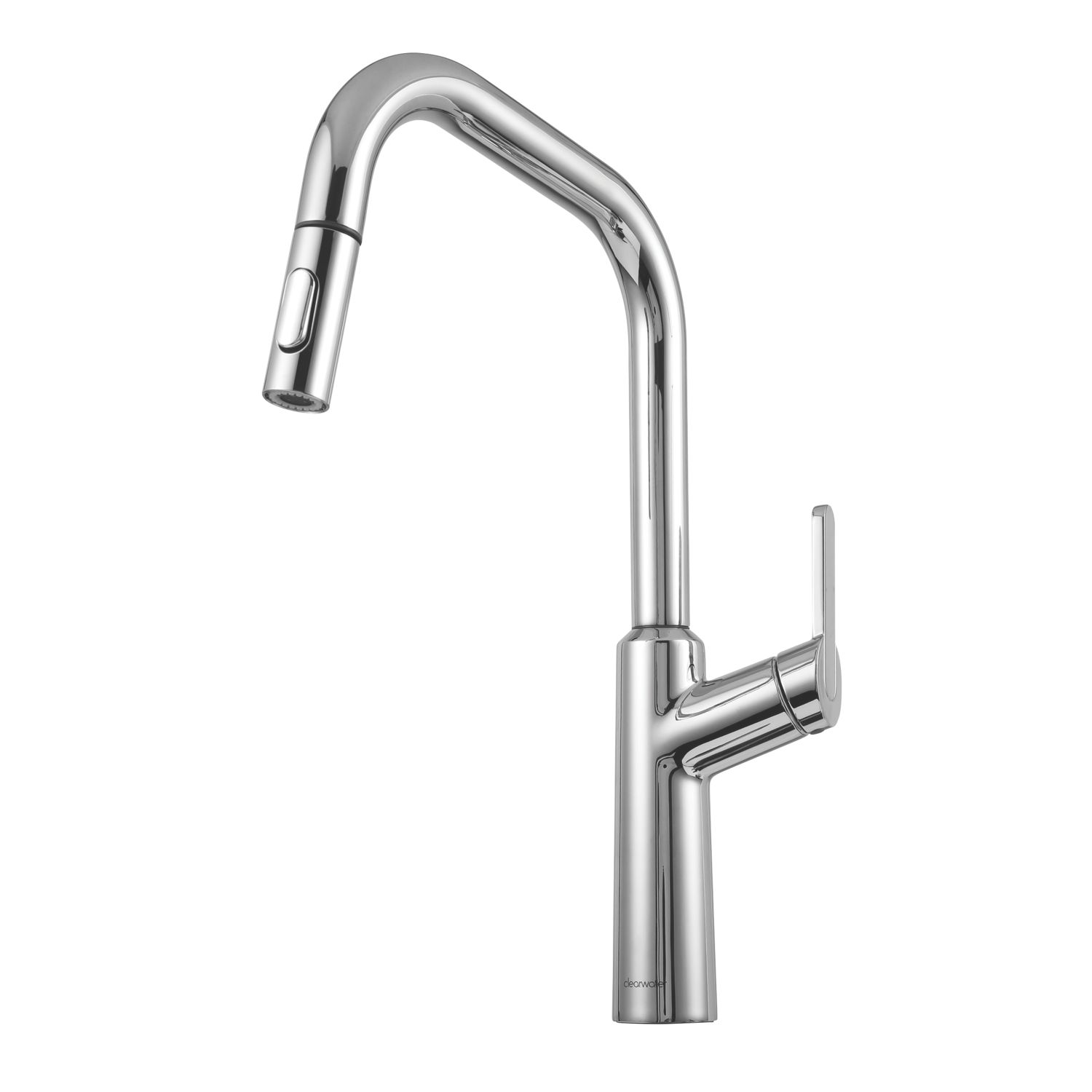 Clearwater Santor SAN20CP Single Lever Tap with Twin Spray Pull-Out Chrome (102FJ)