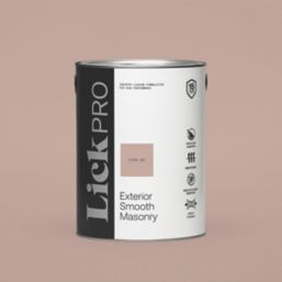 LickPro 5Ltr Smooth Pink 08 Masonry Paint