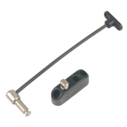 Jackloc The Pro Twist Window Restrictor Anthracite Grey 200mm