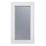 Crystal  Right-Hand Opening Obscure Triple-Glazed Casement White uPVC Window 610mm x 965mm
