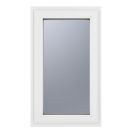 Crystal  Right-Handed Obscure Triple-Glazed Casement White uPVC Window 610mm x 965mm