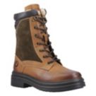 Cotswold Lacock Size 5 Womens Tan Waterproof Lace & Zip Non Safety Work Boots