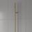 Reina 1500mm x 22mm 119BTU Brass Pole Electric Towel Rail Radiator