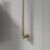 Reina 1500mm x 22mm 119BTU Brass Pole Electric Towel Rail Radiator
