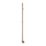 Reina 1500mm x 22mm 119BTU Brass Pole Electric Towel Rail Radiator