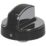Stoves 083157007  Oven Hob Control Knob Black & Chrome