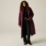 Regatta Eloria Womens Hooded Long Quilted Coat Fig - 909 Size 16