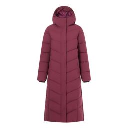 Regatta Eloria Womens Hooded Long Quilted Coat Fig - 909 Size 16