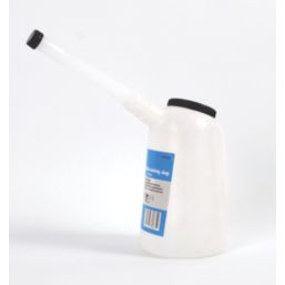 Hilka Pro-Craft ABS Plastic Measuring Jug with Spout White 2Ltr