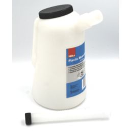 Hilka Pro-Craft ABS Plastic Measuring Jug with Spout White 2Ltr