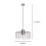 Eglo Milligan 48cm Single Pendant Light Silver