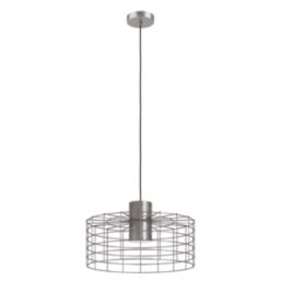 Eglo Milligan 48cm Single Pendant Light Silver