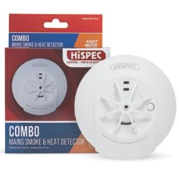 Hispec Fast Fix PH/FF10 Mains Interlinked Smoke and Heat Alarm