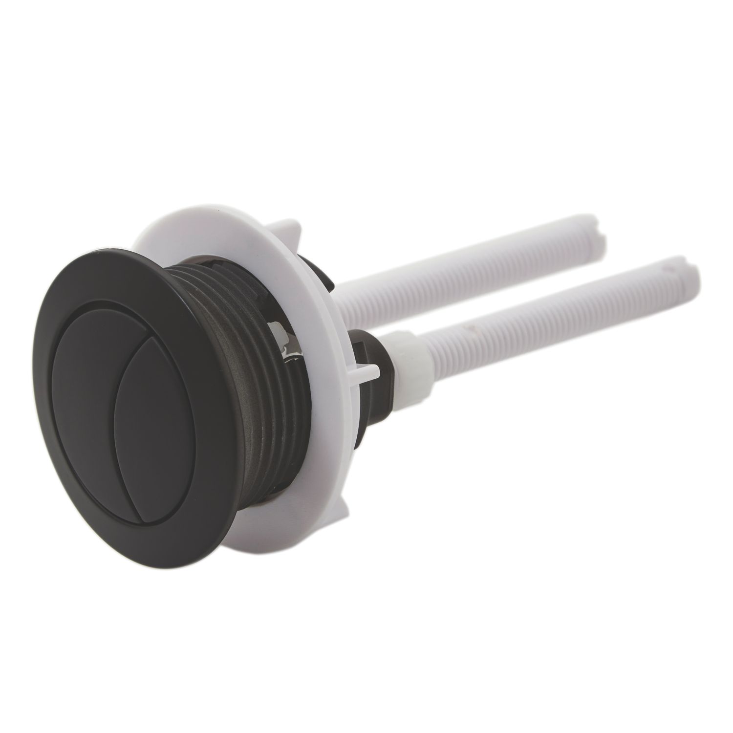 Highlife Bathrooms Dual-Flush Close Couple Cistern Flushing Button Matt Black (102RW)
