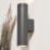 Zink Morro Outdoor Up and Down Wall Light Anthracite