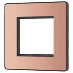 British General Evolve 2-Module Modular Faceplate Copper