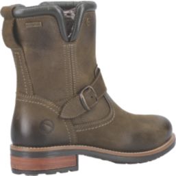 Cotswold Kinsham Size 4 Womens Khaki Waterproof Lace & Zip Non Safety Work Boots