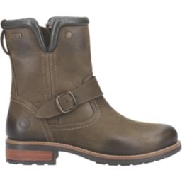 Cotswold Kinsham Size 4 Womens Khaki Waterproof Lace & Zip Non Safety Work Boots